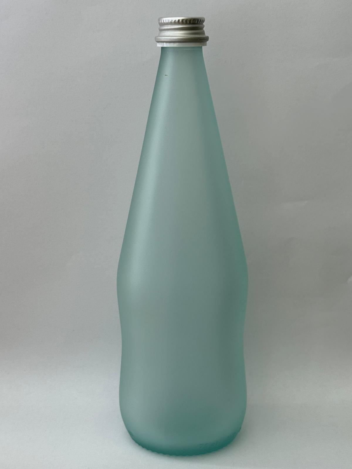Bottiglia 750ml in vetro satinato neutra per acqua Ho.Re.Ca. - Confezione da 20 pz