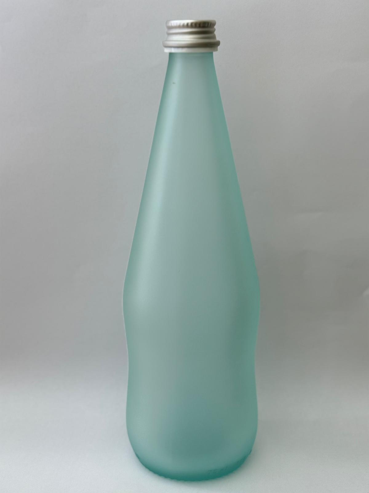 Bottiglia 750ml in vetro satinato neutra per acqua Ho.Re.Ca. - Confezione da 20 pz