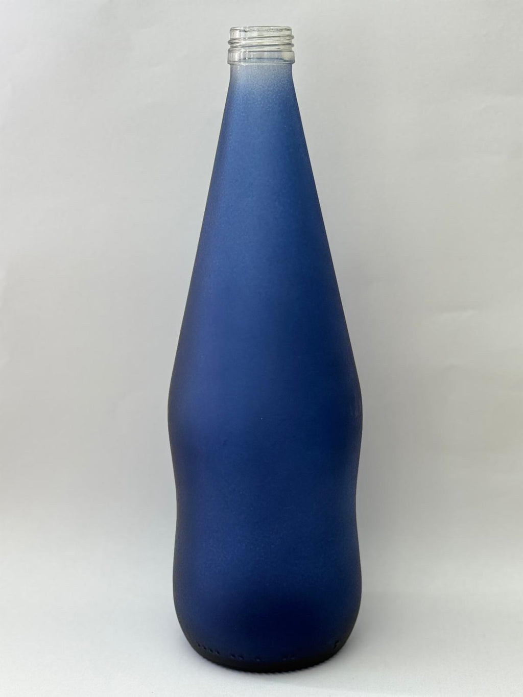 Bottiglia 750ml in vetro satinato blu per acqua Ho.Re.Ca. - Confezione da 20 pz